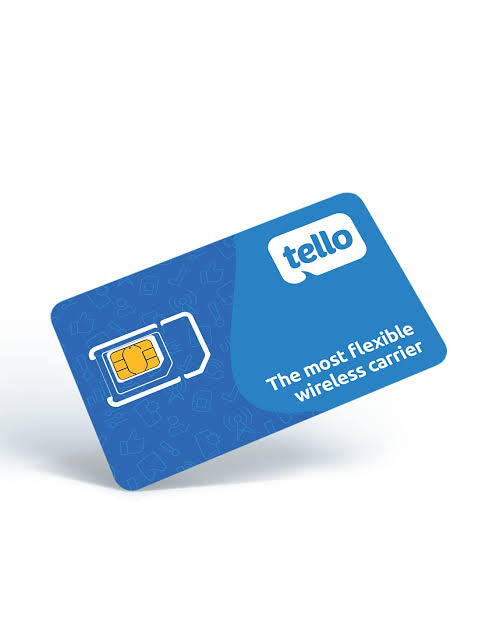 Tello美国手机卡eSIM，T-Mobile网络，可定制官网任何套餐，可提供eSIM二维码直接安装
